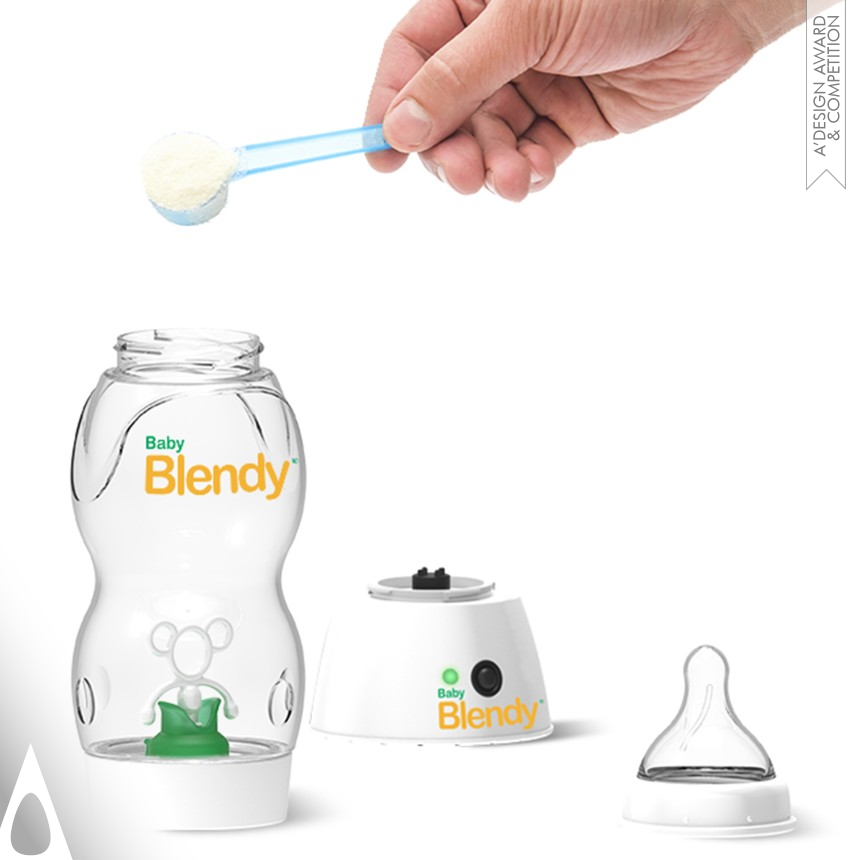 Iron Baby, Kids' and Children's Products Design Award Winner 2019 Baby Blendy Baby Bottle 