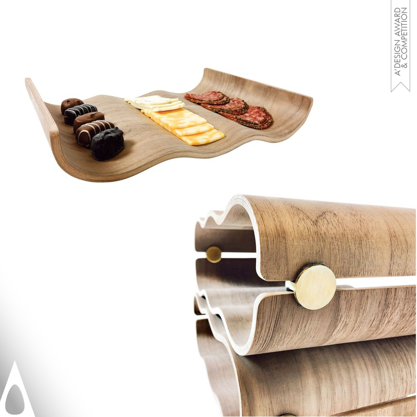 Bronze Bakeware, Tableware, Drinkware and Cookware Design Award Winner 2019 Cloud Wine Holder Wine Holder 