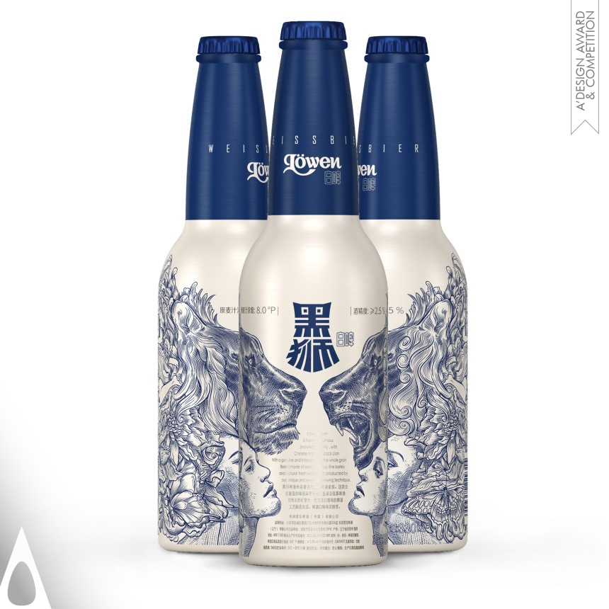 Golden Packaging Design Award Winner 2019 Snow Lion Beer Beer 