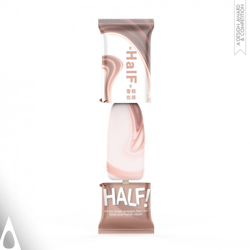 Iron Packaging Design Award Winner 2019 HALF Ice Cream Packing 