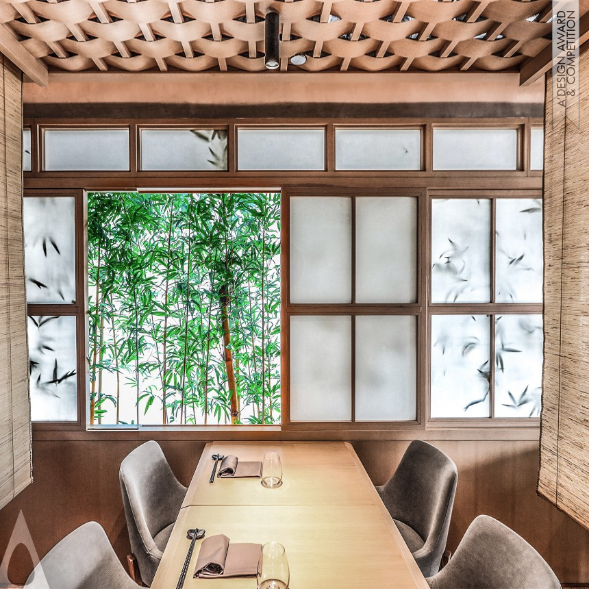 Silver Interior Space and Exhibition Design Award Winner 2020 Hiyama Restaurant 