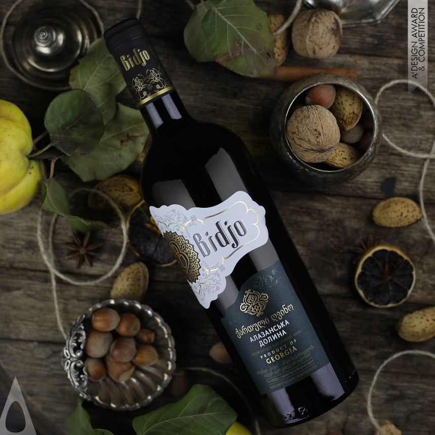 Bidjo Georgian Wine designed by Valerii Sumilov