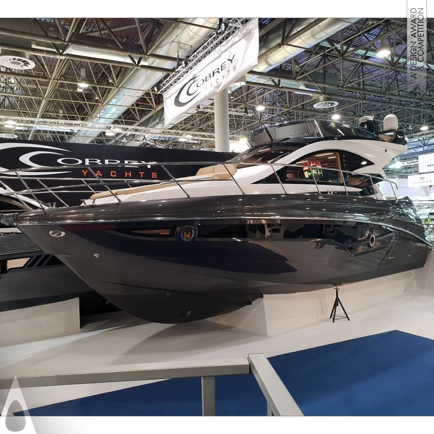 Silver Yacht and Marine Vessels Design Award Winner 2019 Cobrey 50 Fly Motoryacht 