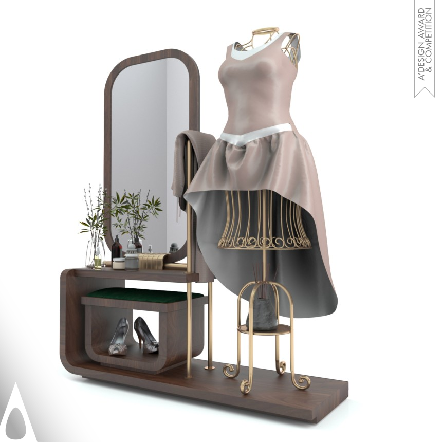 Silver Furniture Design Award Winner 2019 Cartouche Dress Form 