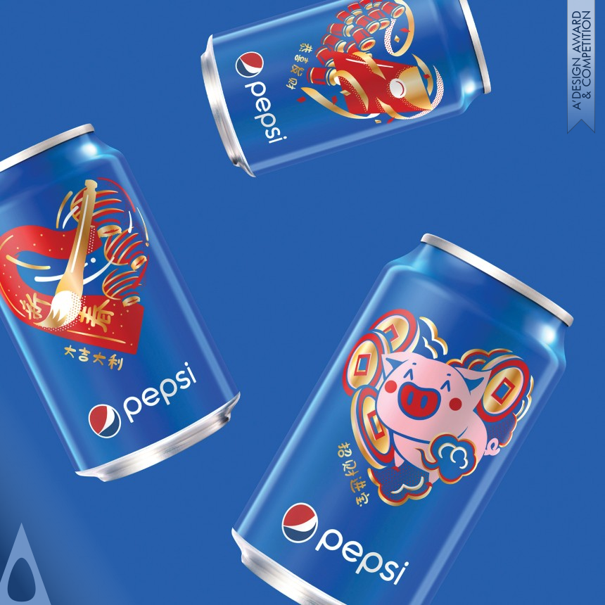 PepsiCo Design & Innovation's Pepsi Year of the Pig Ltd Ed Beverage Packaging