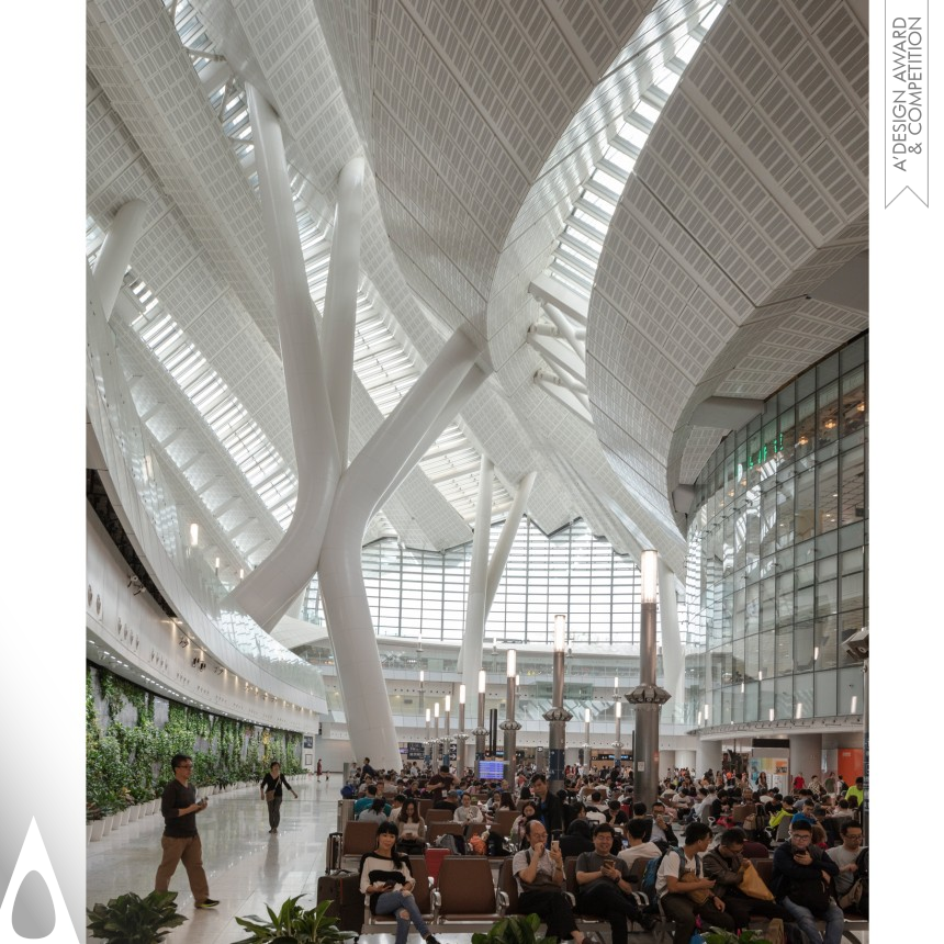 Hong Kong West Kowloon Station designed by Andrew Bromberg - Aedas