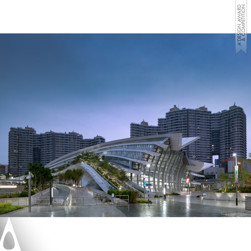 Hong Kong West Kowloon Station - Golden Architecture, Building and Structure Design Award Winner