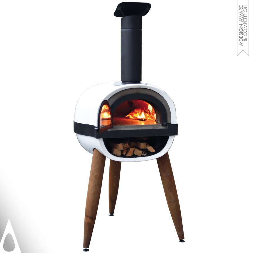 Silver Garden and Outdoor Furniture Design Award Winner 2019 Alfred Outdoor Wood Oven 