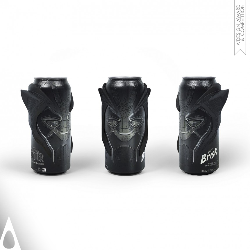 PepsiCo Design & Innovation's Brisk x Marvel Studios: Wakanda Forever Limited Edition Packaging