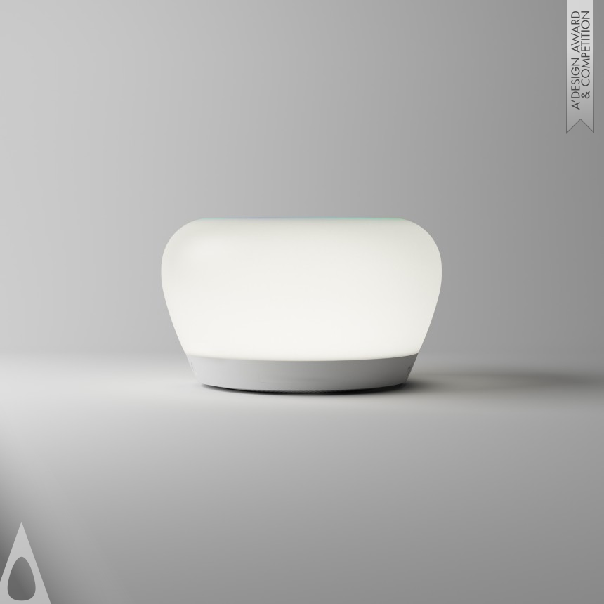 Bronze Lighting Products and Fixtures Design Award Winner 2019 Woodie Luna Smart Lamp Smart Lamp 