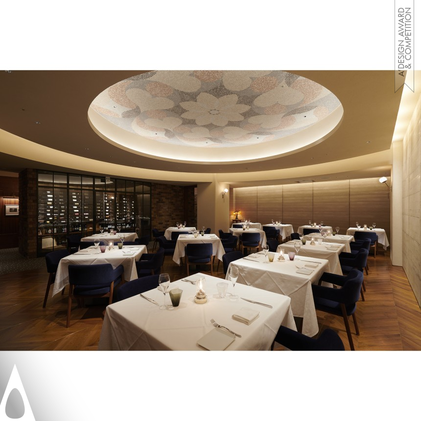 Bronze Interior Space and Exhibition Design Award Winner 2019 Ristorante Fontana Italian Restaurant 