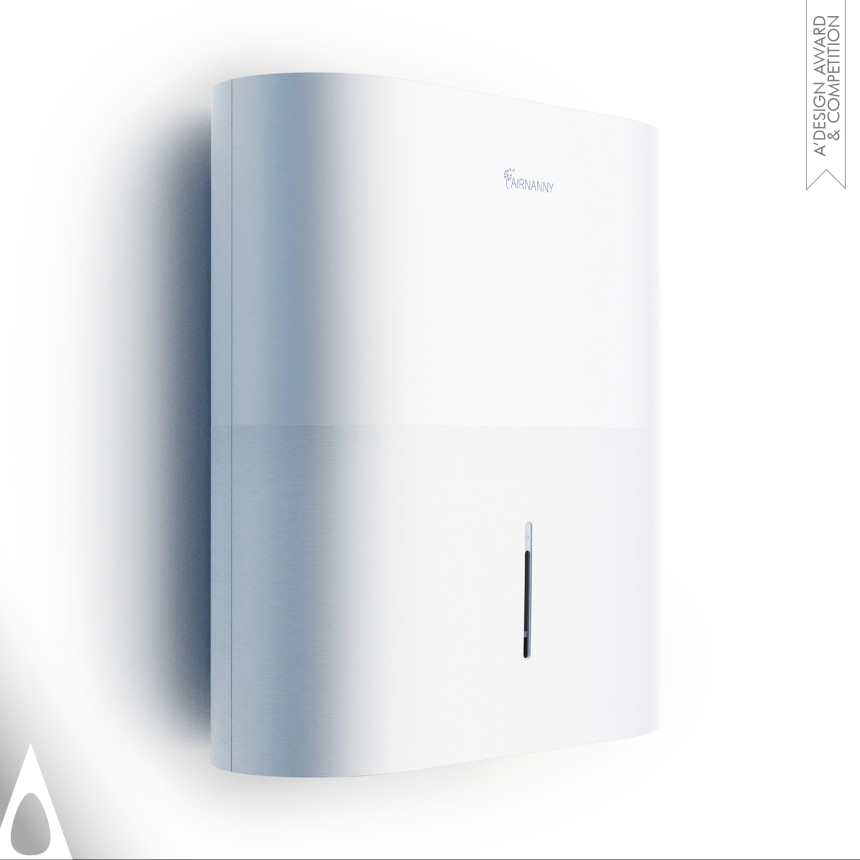 Silver Home Appliances Design Award Winner 2019 AirNanny Indoor Climate System 