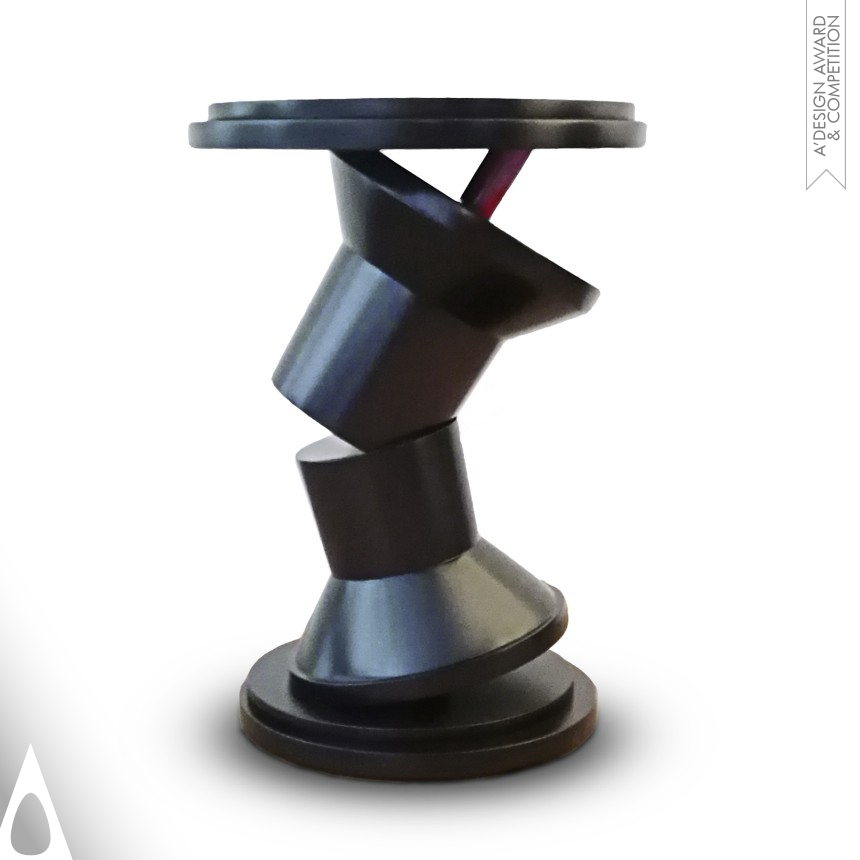 Iron Furniture Design Award Winner 2019 Thread Spool  Side Table Side Table 