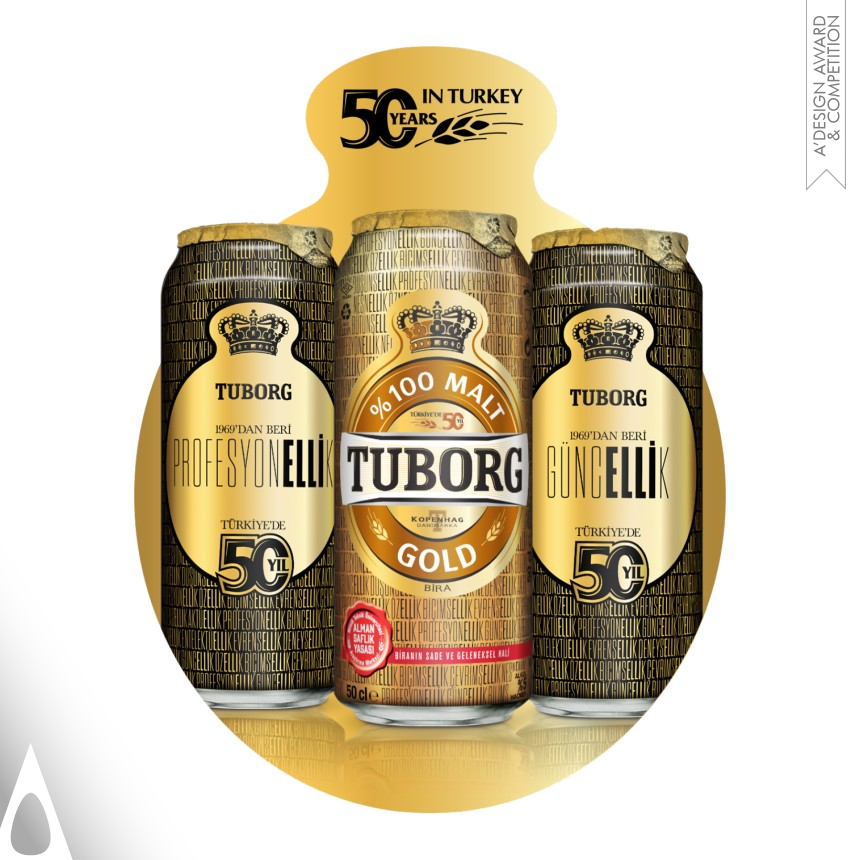 Tuborg, 50 Years in Turkey - Golden Packaging Design Award Winner