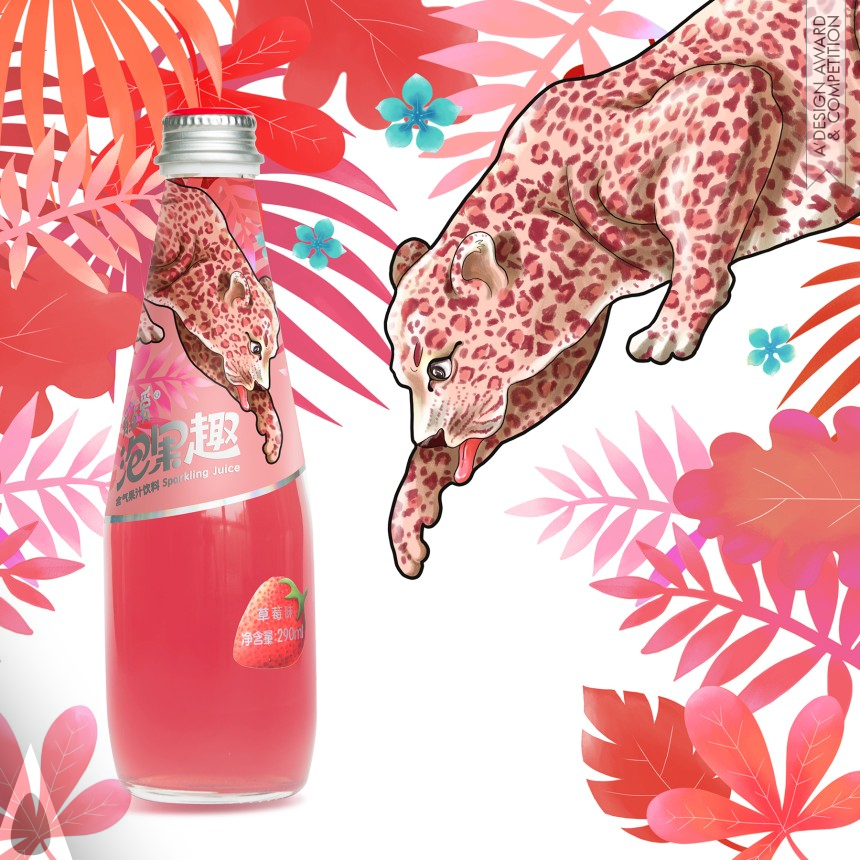 Mao Ming and Yao Dabin's Sparkling Juice Beverage Packaging