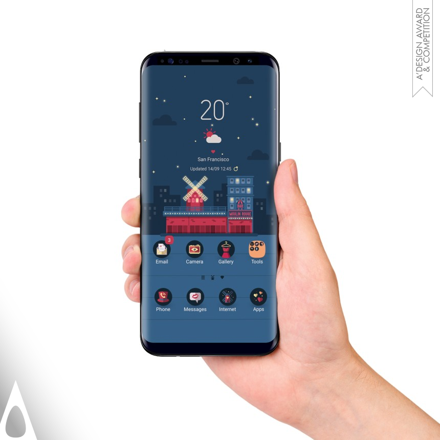 Silver Interface, Interaction and User Experience Design Award Winner 2020 Moulin Rouge UI Design 