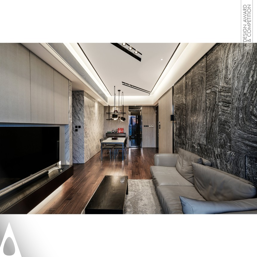 Iron Interior Space and Exhibition Design Award Winner 2020 Free Flowing Private Residential Apartment 