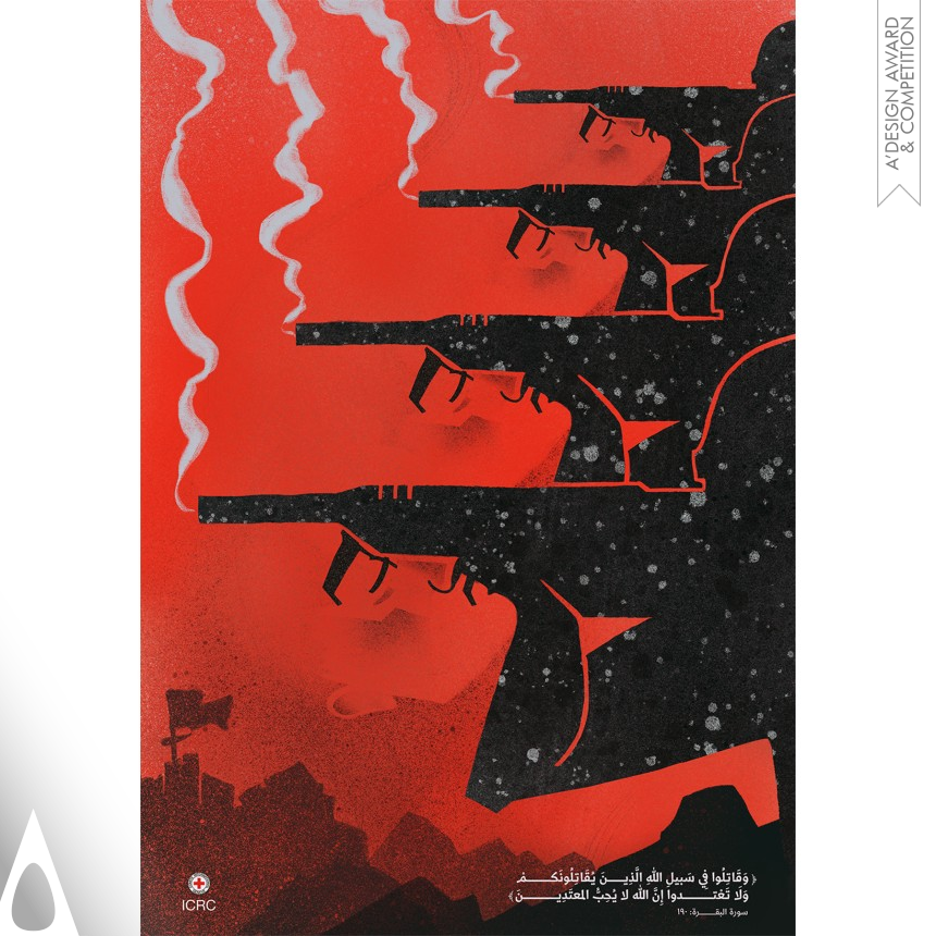 Silver Graphics, Illustration and Visual Communication Design Award Winner 2020 The Rules of War Posters 