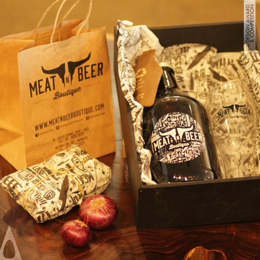 Meat n Beer - Bronze Graphics, Illustration and Visual Communication Design Award Winner