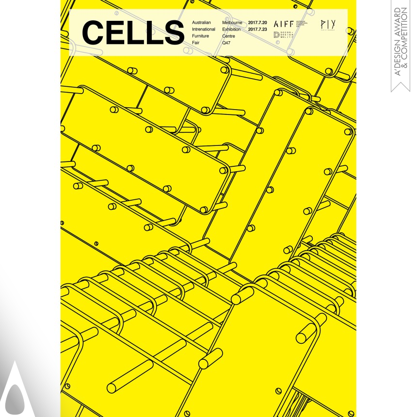 Silver Graphics, Illustration and Visual Communication Design Award Winner 2020 Cells Poster 