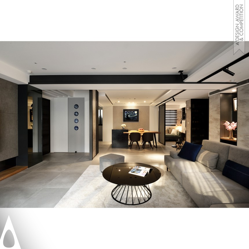 Bronze Interior Space and Exhibition Design Award Winner 2020 Elegant Attitude Residential Space 