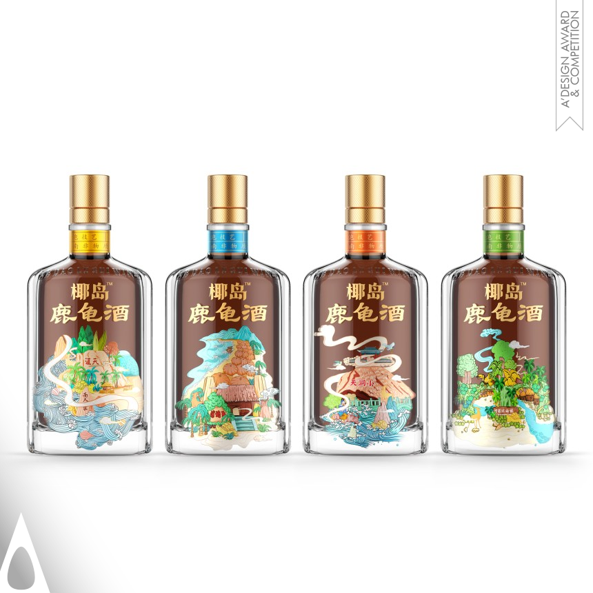 Yedao Lugui Baijiu designed by Wen Liu and Xianwen Wu