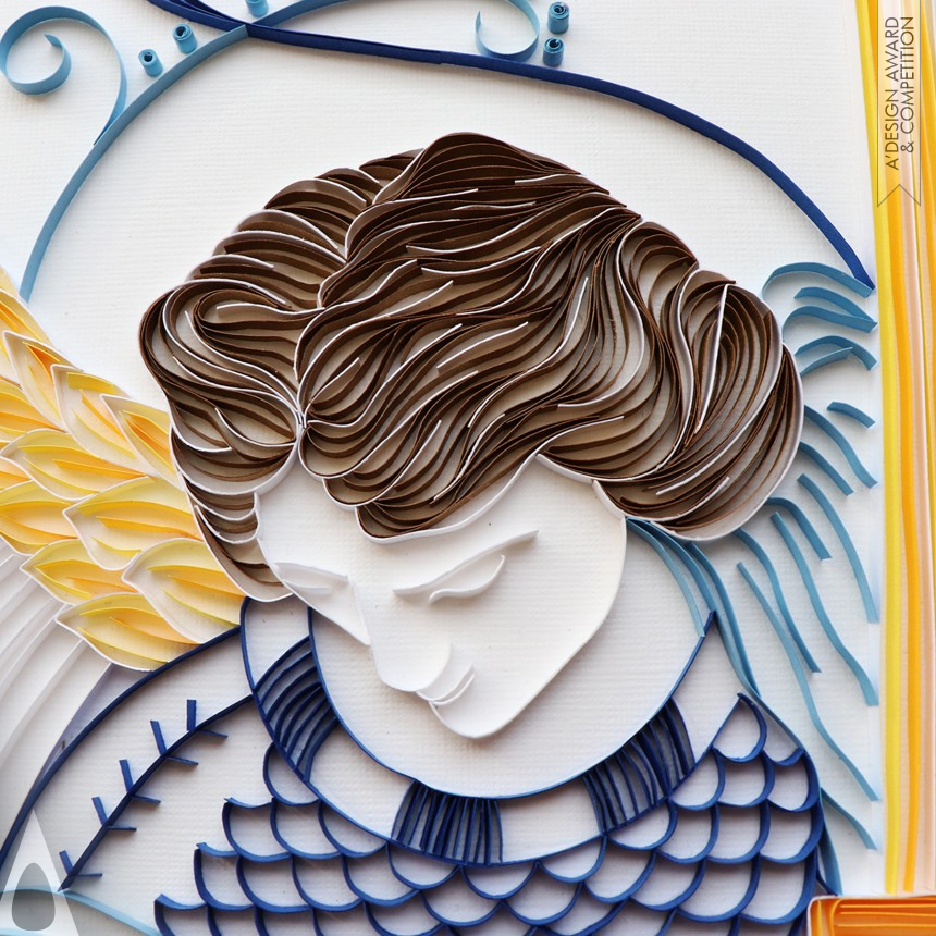 Niamh Faherty's Archangel Michael Quilling