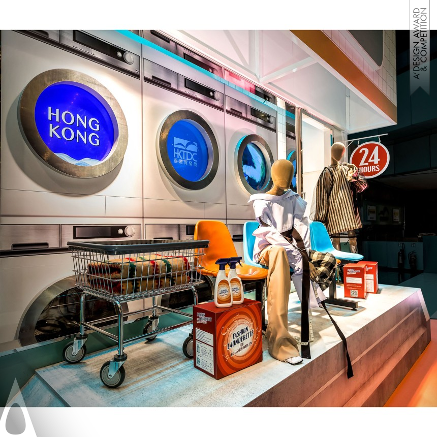 Bronze Event and Happening Design Award Winner 2020 Fashion Launderette Installation Space 