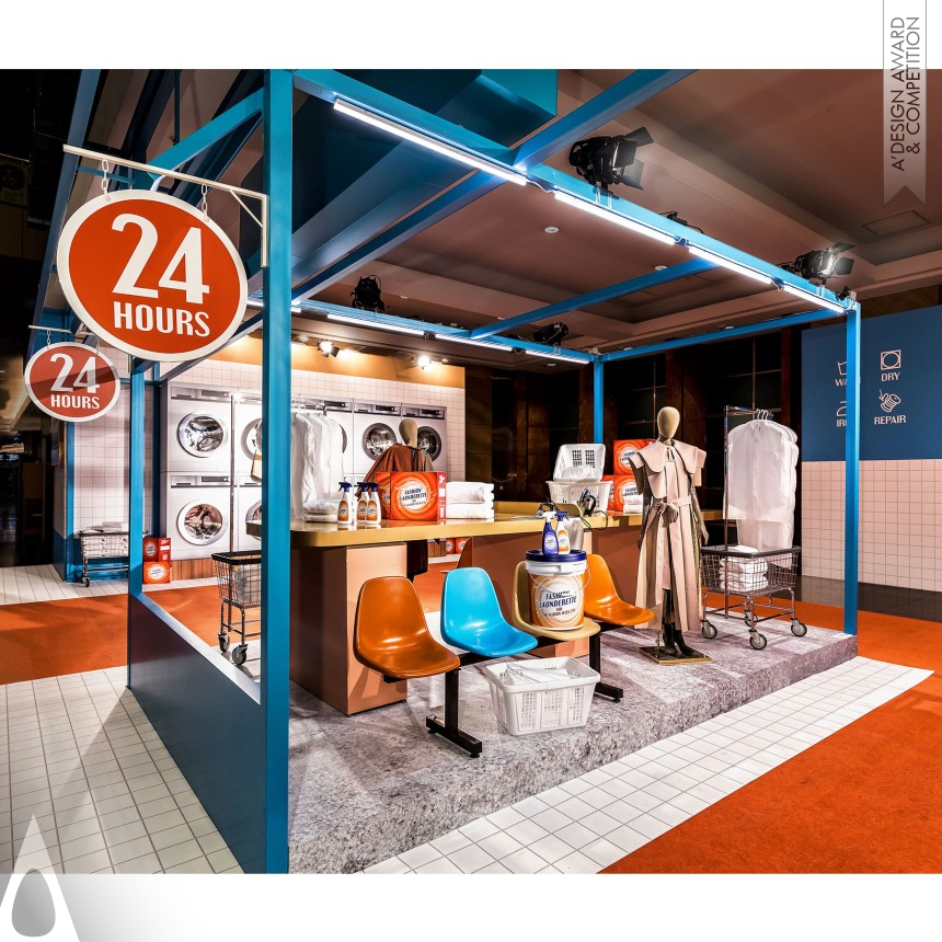 Fashion Launderette - Bronze Event and Happening Design Award Winner