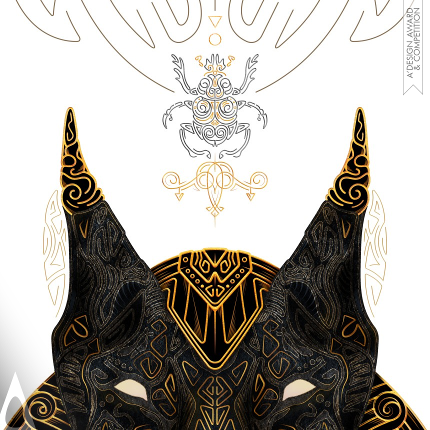 Najeeb Barbour's Anubis The Judge Illustration