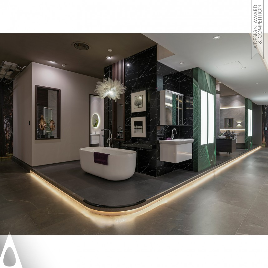 Alen Lo's Elegant Curve Showroom