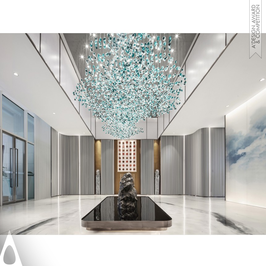 Golden Interior Space and Exhibition Design Award Winner 2020 Neijiang Cuican Yuefu Sales Office 