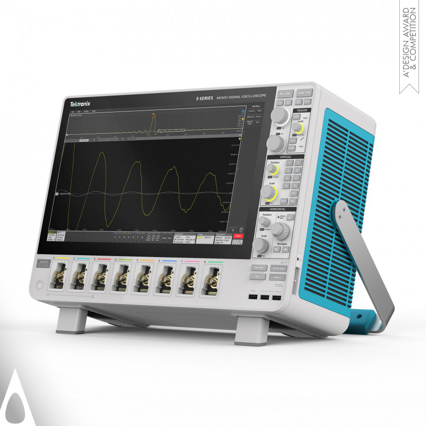 Golden Audio and Sound Equipment Design Award Winner 2020 Tektronix 5 Series MSO Oscilloscope 