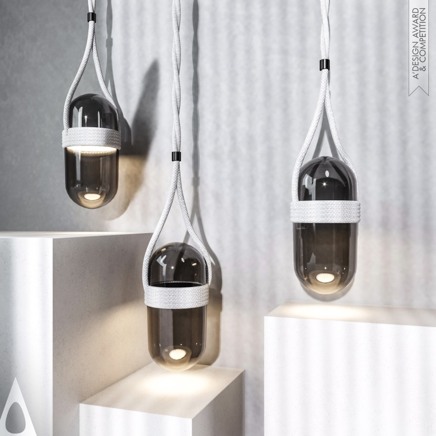 Silver Lighting Products and Fixtures Design Award Winner 2020 Capsule Lighting 