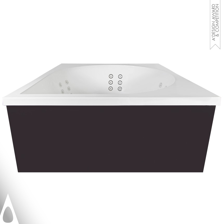 Silver Bathroom Furniture and Sanitary Ware Design Award Winner 2020 Drop Design Spa Jacuzzi 