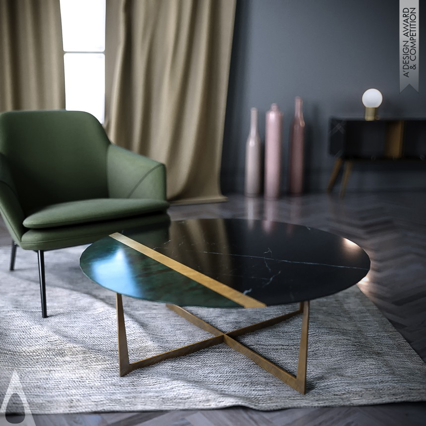 Silver Furniture Design Award Winner 2020 Slice of Jupiter Coffee Table 