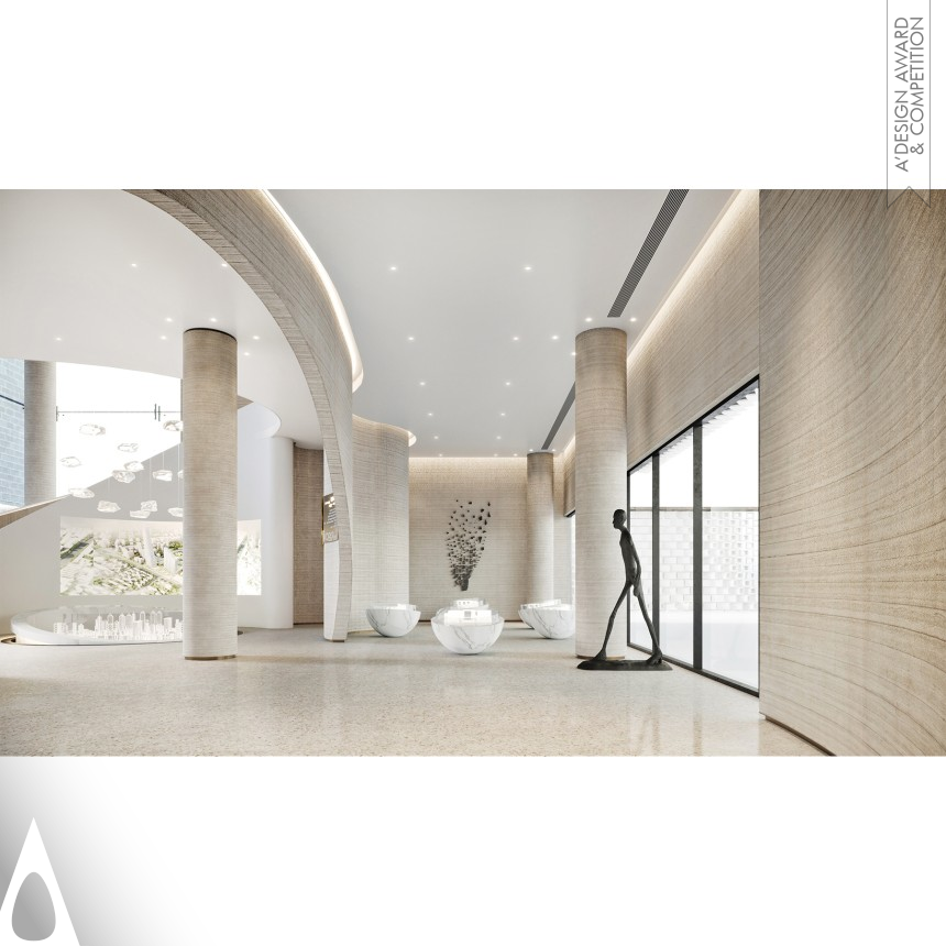 Silver Interior Space and Exhibition Design Award Winner 2020 Xi'an The One Mansion Sales Center 