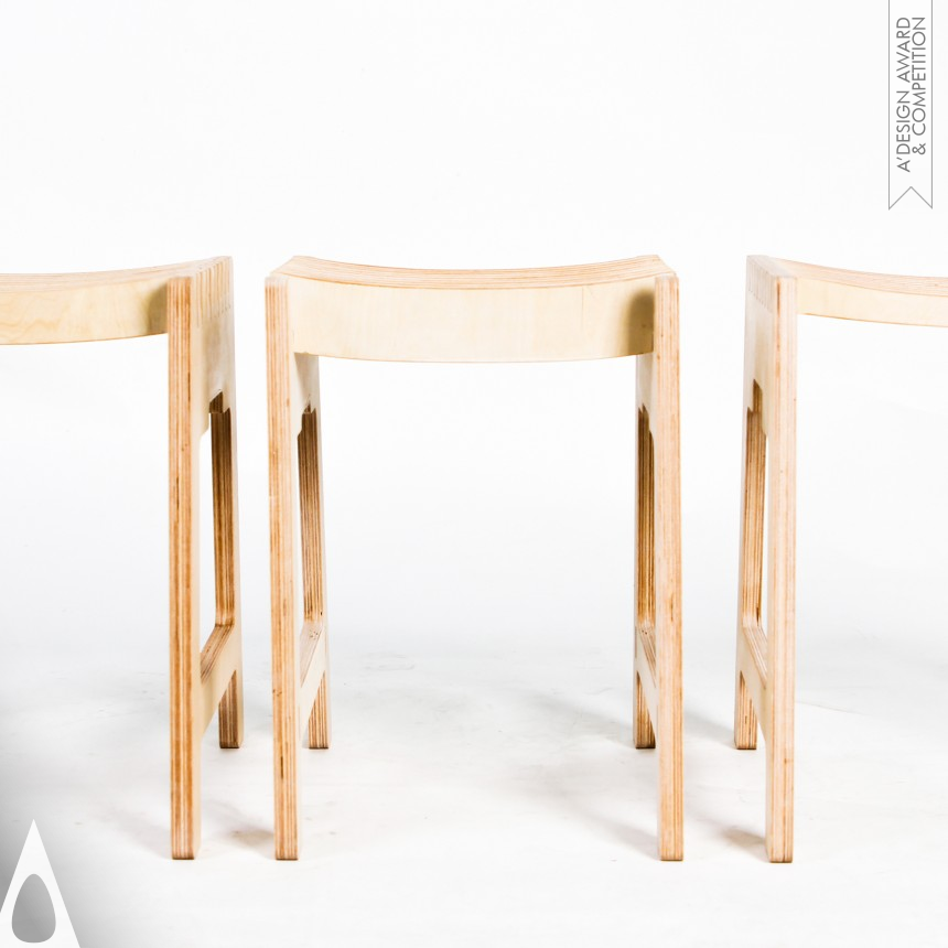 Suite Stool designed by Yulong Zhang