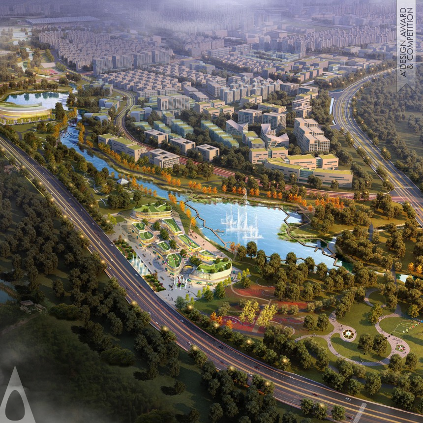 Nanjing Hi-tech Zone Industrial Park designed by Yi Wang - Vanpin Urban Design Team