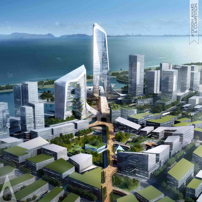 Platinum Urban Planning and Urban Design Award Winner 2020 Lougang City CBD of Taihu Lake CBD for Taihu 