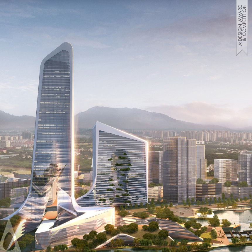 Lougang City CBD of Taihu Lake designed by gad