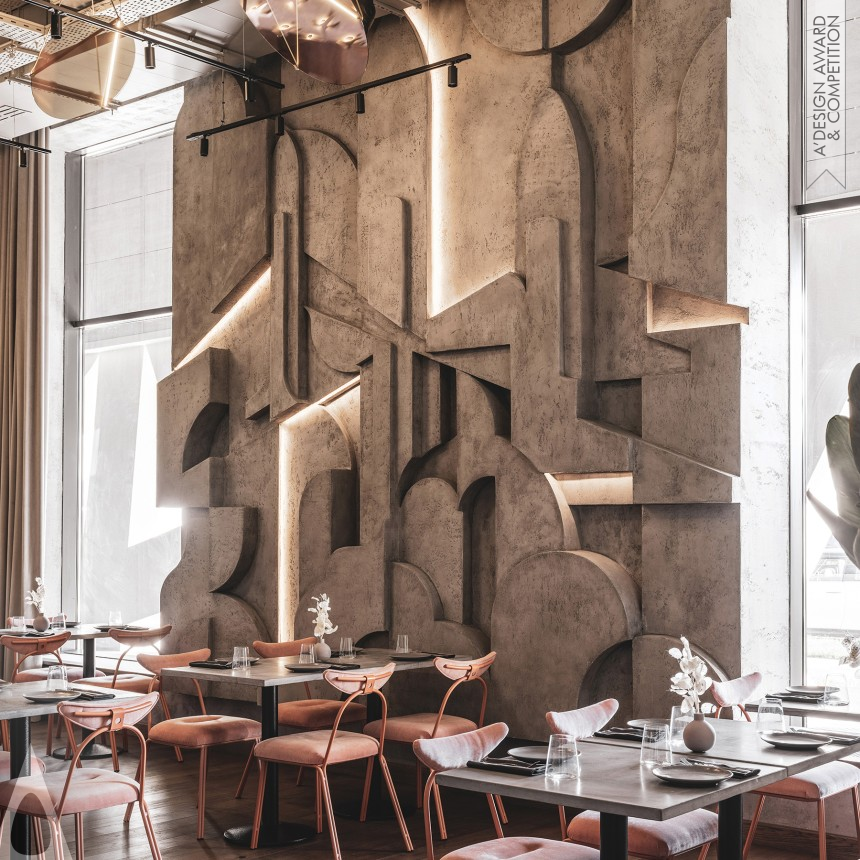 Platinum Interior Space and Exhibition Design Award Winner 2020 Polyot Restaurant 