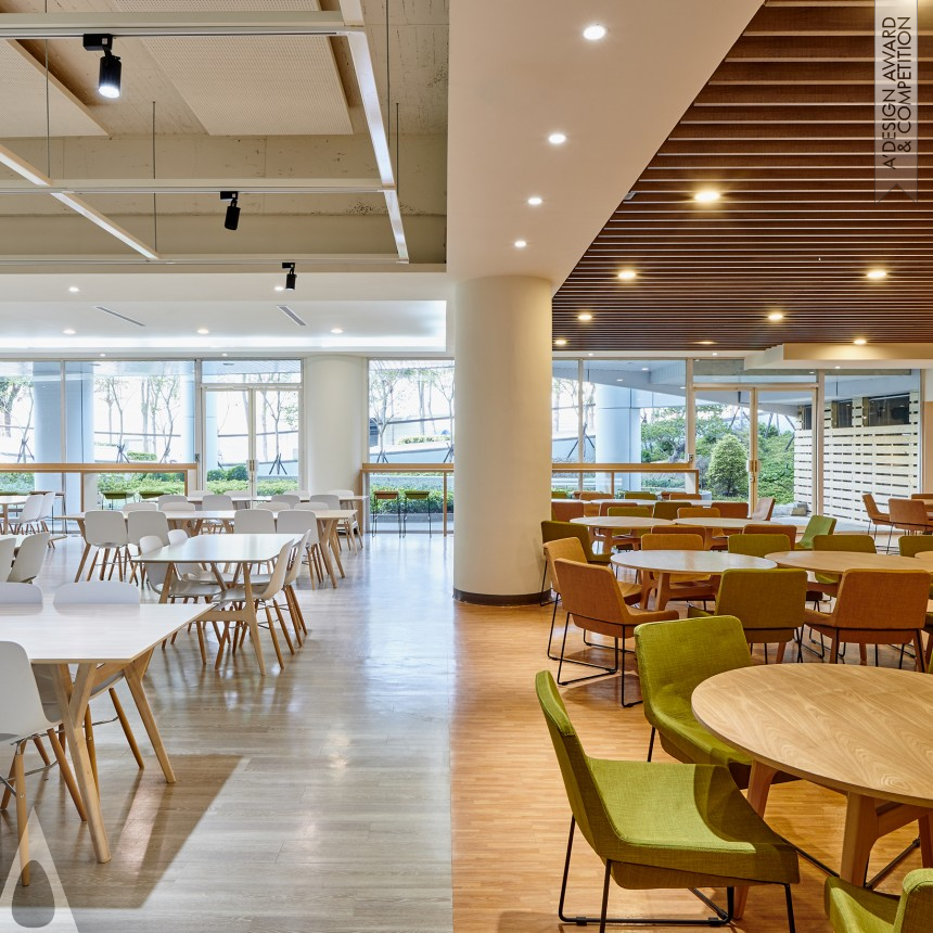 Daisuke Nagatomo and Minnie Jan's Vibes Office Lobby and Cafeteria