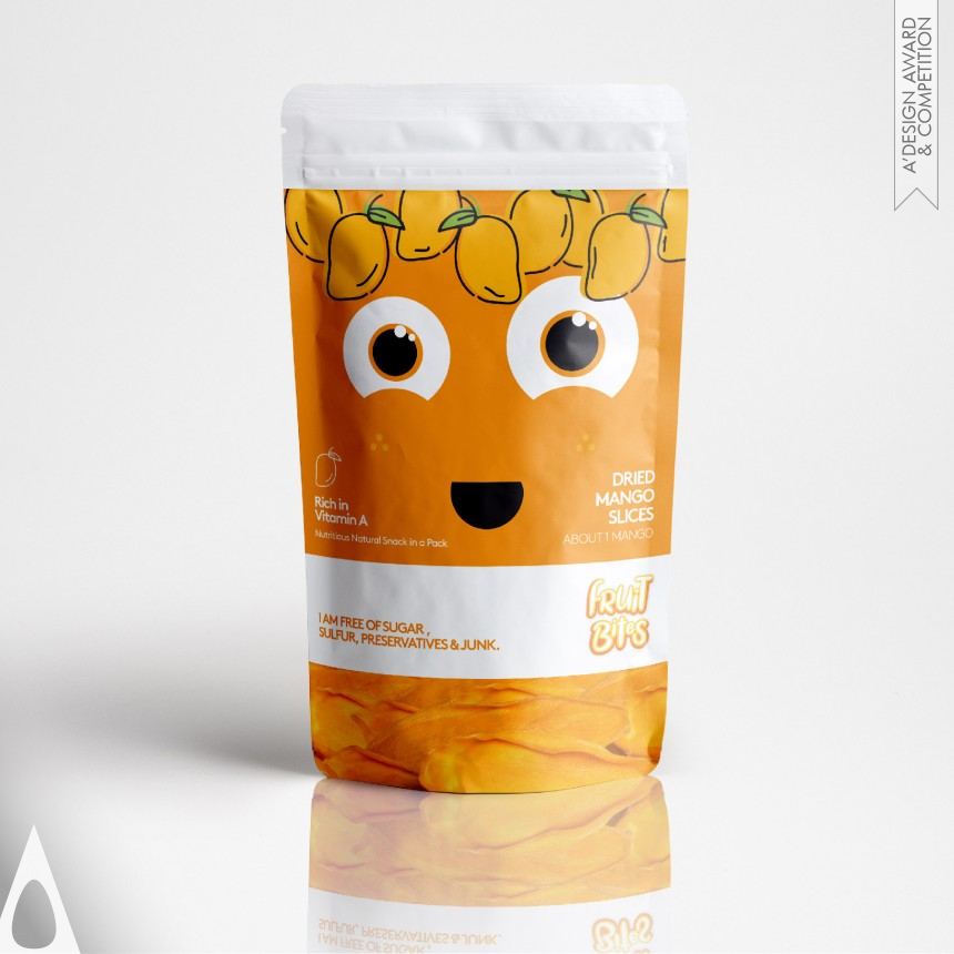 Bronze Packaging Design Award Winner 2020 Fruit Bites Dried Fruits Packaging 