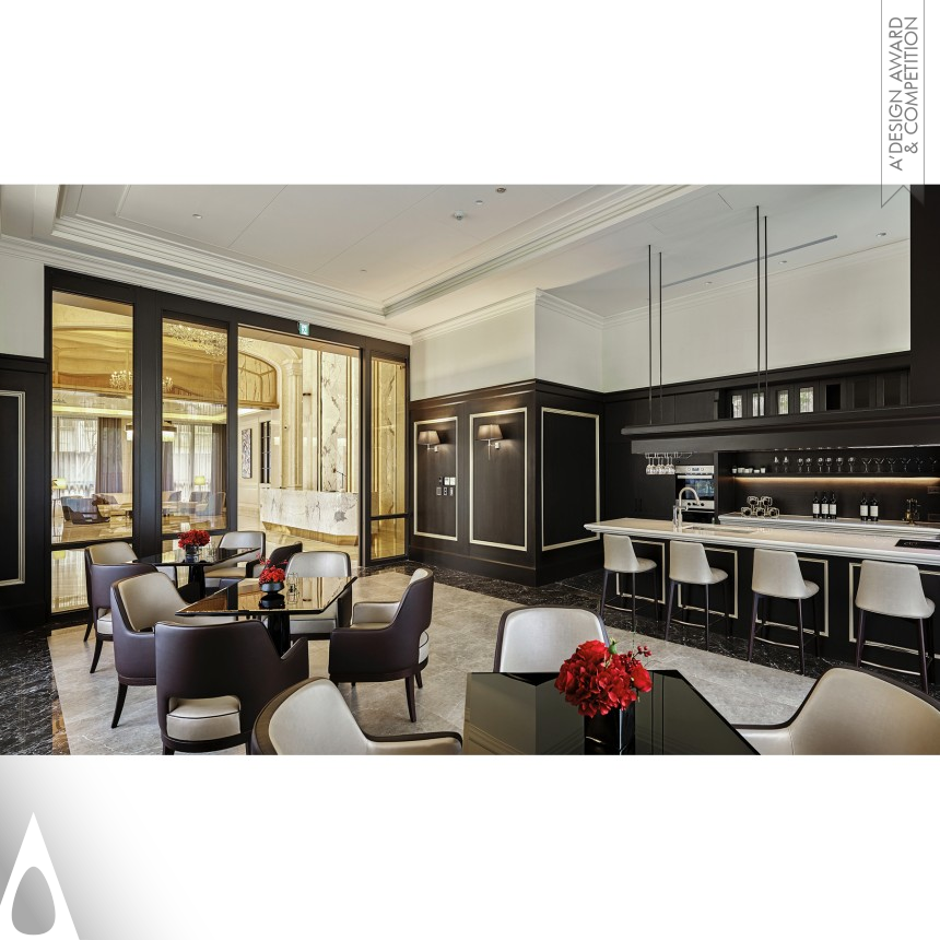 Bronze Interior Space and Exhibition Design Award Winner 2020 Elegant Mansion Residential Lobby  