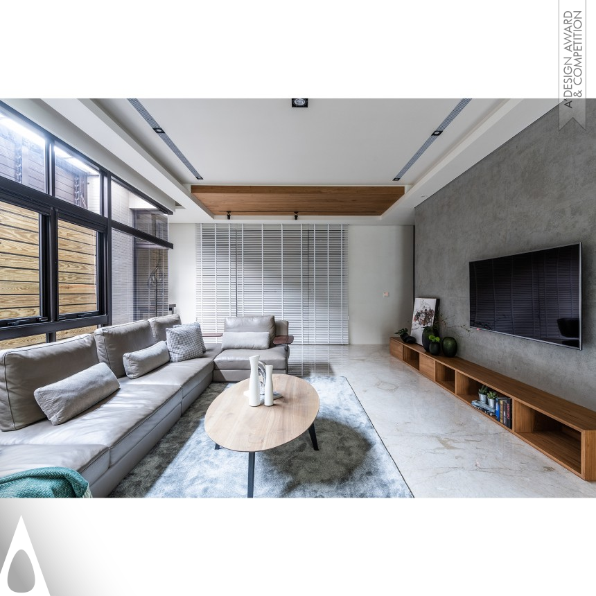 Bronze Interior Space and Exhibition Design Award Winner 2020 Light Composition Residential Apartment 