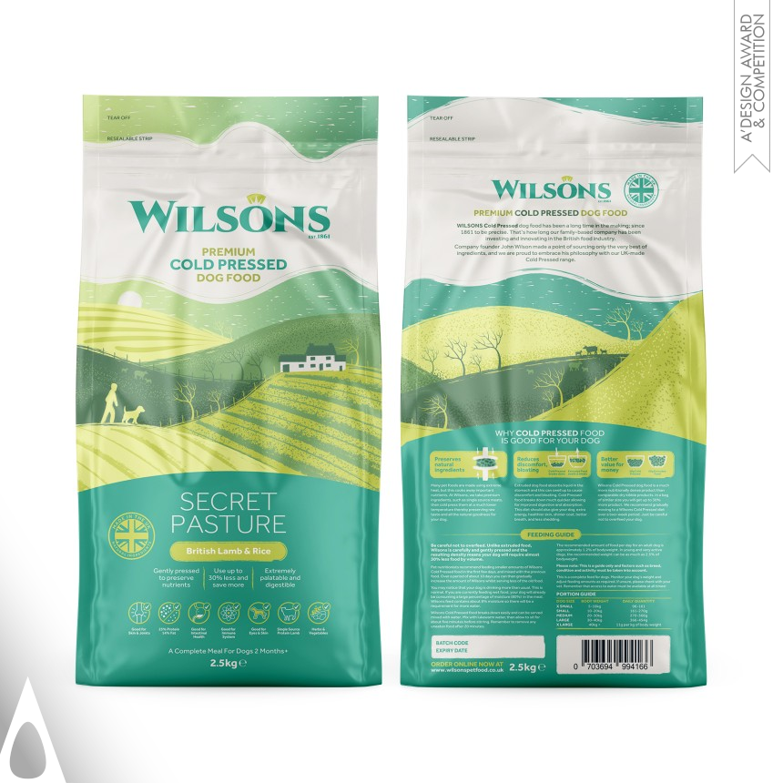 Wilsons - Bronze Packaging Design Award Winner