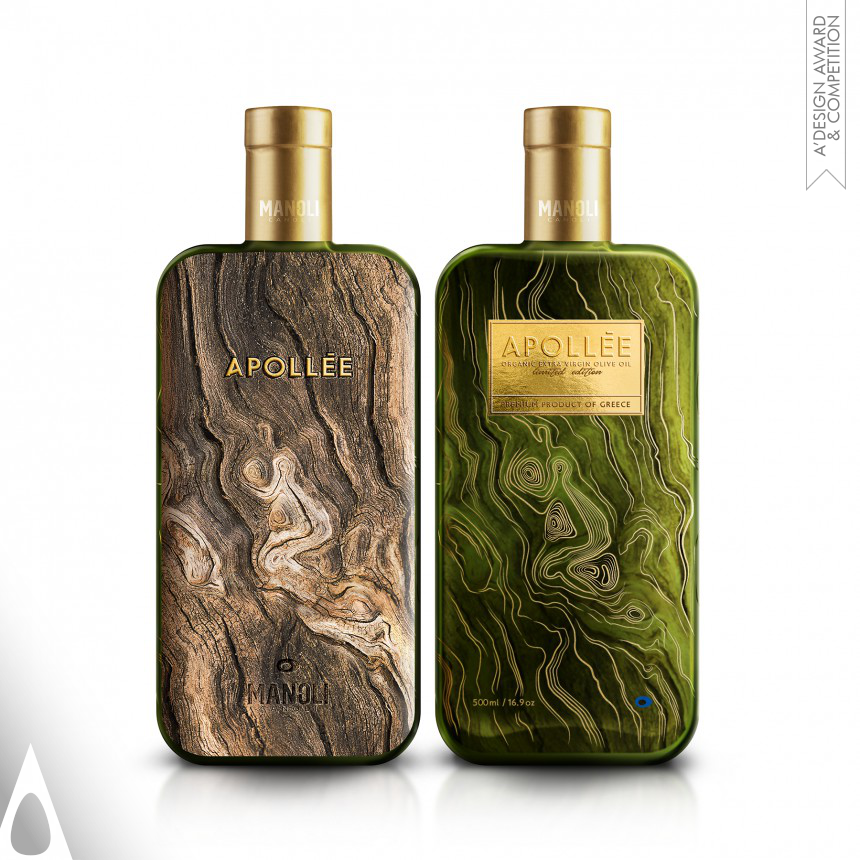 Golden Packaging Design Award Winner 2021 Apollee Olive Oil Packaging 