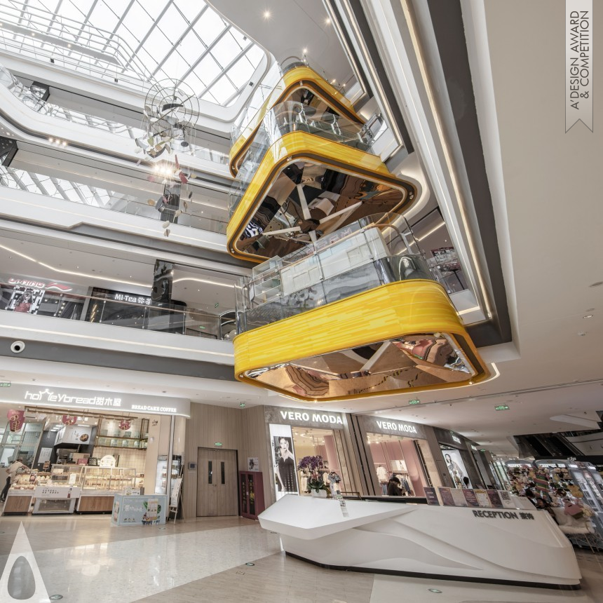 Silver Interior Space and Exhibition Design Award Winner 2020 Docking Station - Shimao Link Park Shopping Mall 