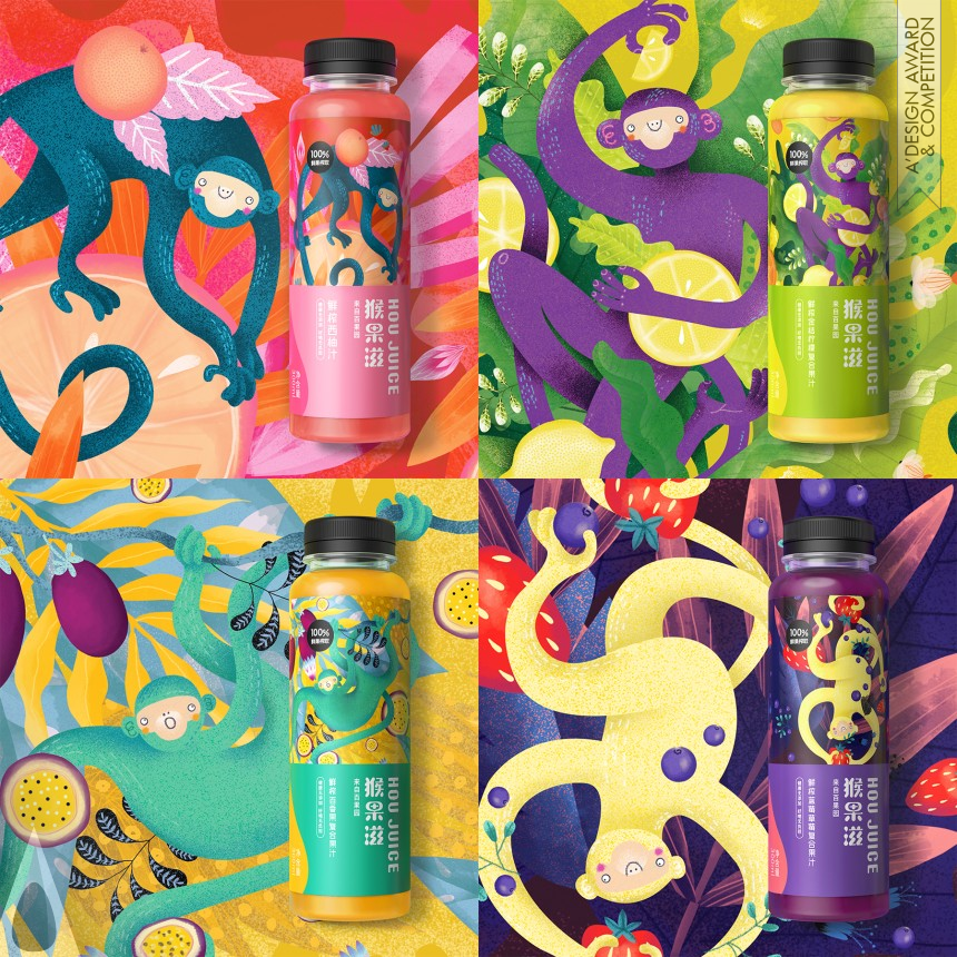 Leng Chen's Hou Juice Drink Packaging